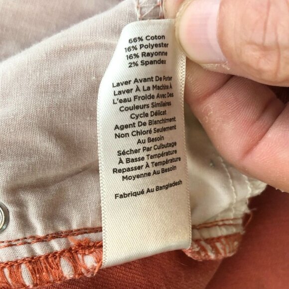 Talbots Women's Jeans Size 4 Simply Flattering Ankle Skinny Casual Coral Travel - Picture 9 of 14